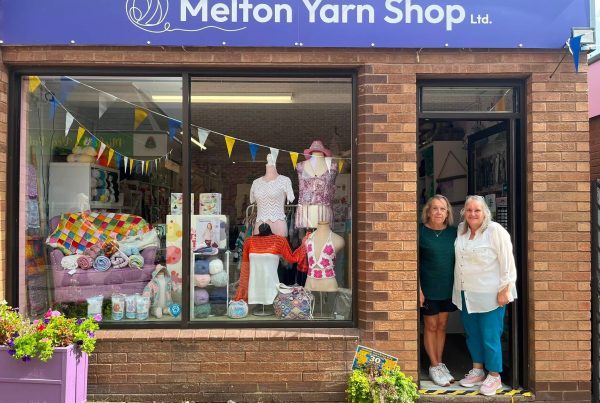 Debbie Smith and Colette Burns of Melton Yarn Shop